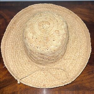 Scala Tan Straw Sun Hat